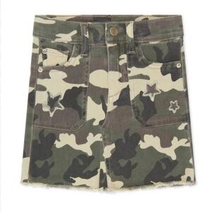 DL1961 NWT Sz 5 Jenny Mini Skirt “Star Camo”